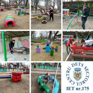 Procesul de organizare și desfășurare a lucrărilor de salubrizare și amenajare a teritoriului în IET nr.175 din sectorul Centru